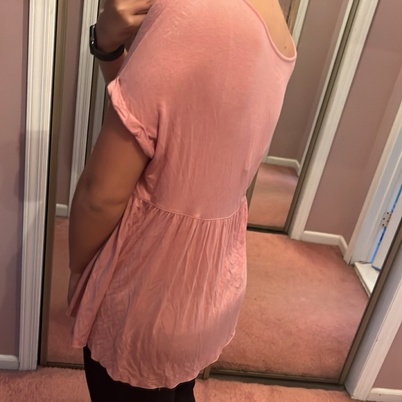 Mudd Gray Flowy Top Size L - Picture 6 of 6